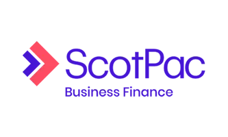 ScopPro logo with a red diamond and purple text.