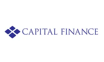 Partial logo of Capital Finance in blue text on white background.