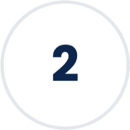 Blue number 2 inside a pixelated circular border.